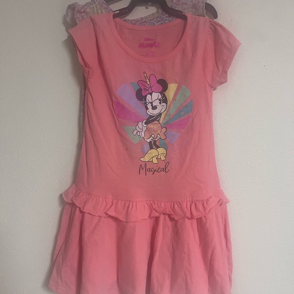 Disney Minnie Mouse Kids Pink Dress